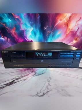 Sony CDP-C235 CD Changer 5 Compact Disc Player Vintage HiFi Black - SERVICED